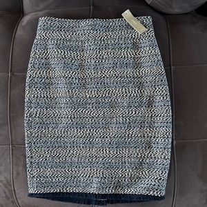J Crew Fringe Pencil Skirt